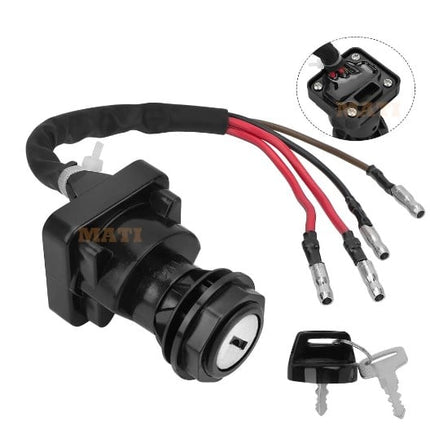 Ignition Key Switch 1985-1988 Polaris Trail Boss 250 Scrambler Cyclone 4110065