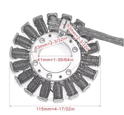 Stator Coil 06-10 Honda Cbf SC58 1000 31120-MFA-D01 31120-MGJ-D01