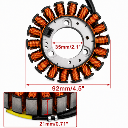 Stator Coil 11-17 Honda Cbr R Rs Rt Rw JC50B 125 31120-KPP-T01
