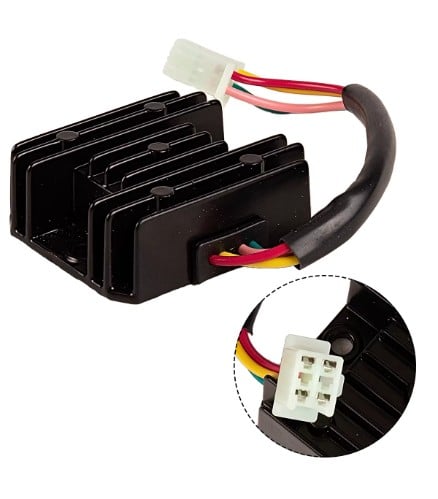 Voltage Regulator Rectifier GY6 50 150-250cc 4 Wire 4 Pin 12V Motorcycle Scooter Moped ATV