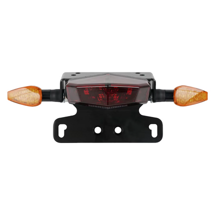 License Plate Holder Brake Light Kit 00-24 Suzuki Dr-z S Sm 400 Rear 12 LED 10.5mm Turn Signal Holes