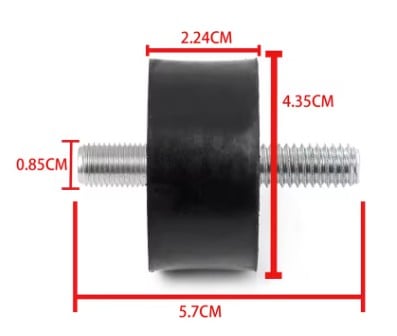MOUNT MOTOR OD 48mm 3024012 3110046, FRONT Polaris Sportsman 335 400 450 500 700 800 BRONCO AT-09654
