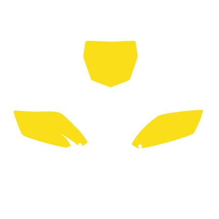 10-13 YZF250 Background Yellow, Blackbird 3219/40
