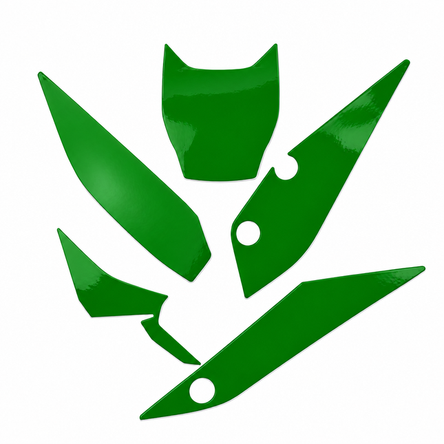 Beta Rr 2T/4T 2020 - 2024 Pre Cut, Blackbird 3B05/30 Green, Number Board Backgrounds
