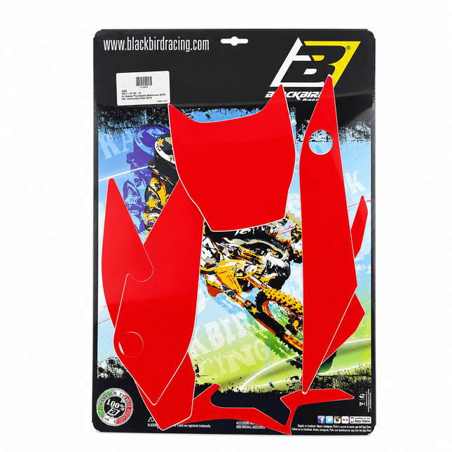 Beta Rr 2T/4T 2020 - 2024 Pre Cut, Blackbird 3B05/60 Red, Number Board Backgrounds