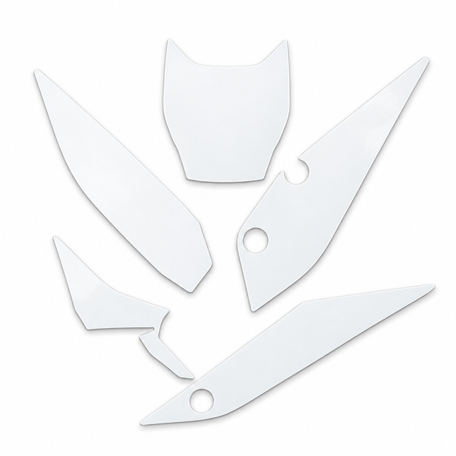 Beta Rr 2T/4T 2020 - 2024 Pre Cut, Blackbird 3B05/10 White, Number Board Backgrounds
