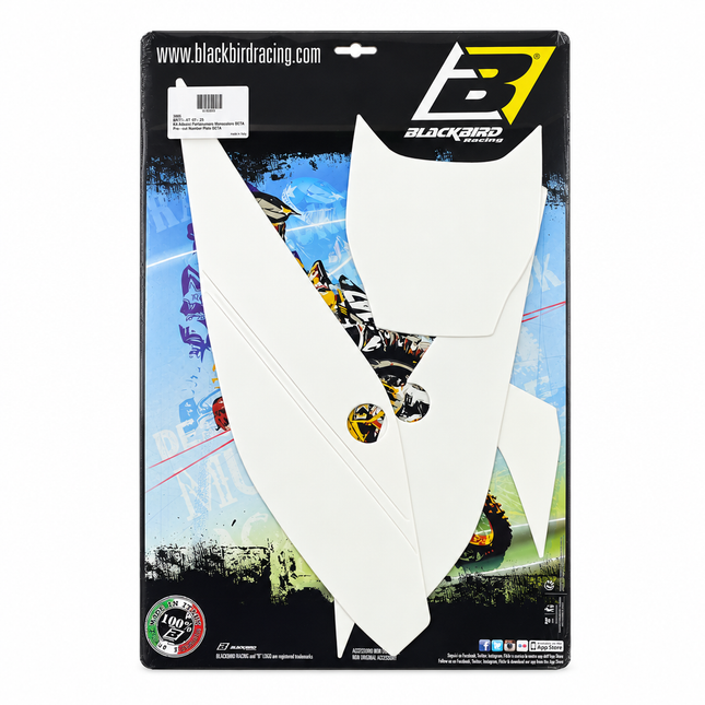 Beta Rr 2T/4T 2020 - 2024 Pre Cut, Blackbird 3B05/10 White, Number Board Backgrounds