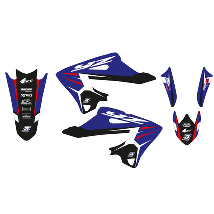2022 YZ125/250 Dream 4 Decal Kit, Blackbird 8250N Decal Kit
