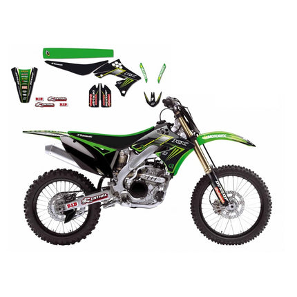 09-12 KXF250 Kawasaki Racing, Teamblackbird Full Team Kit, 8418R8