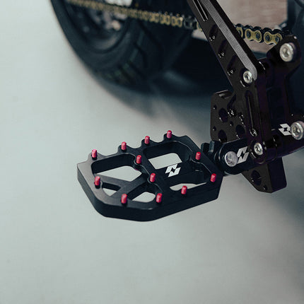 Full-E Charged Black Foot Peg Set for Light Bee / Talaria / Pro SS