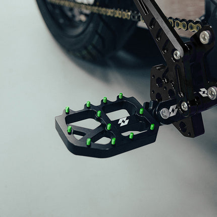Full-E Charged Black Foot Peg Set for Light Bee / Talaria / Pro SS