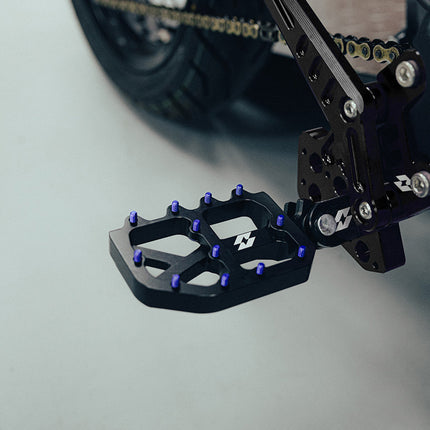 Full-E Charged Black Foot Peg Set for Light Bee / Talaria / Pro SS