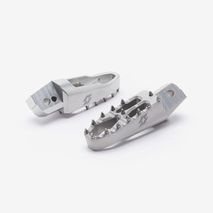 Full-E Charged Pillion Footpeg Set Silver