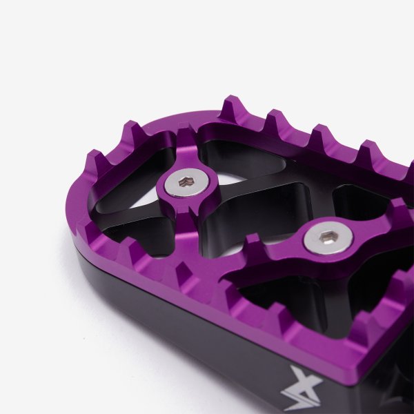 EBMX Premium Foot Peg And Brace Set for Light Bee Purple