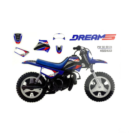 90-24 PW50 Dream 5 Blackbird, Decal Kit 2224AB