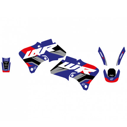 98-02 WRF400 WRF426 DREAM-5, Blackbird Graphic Kit 2227AB