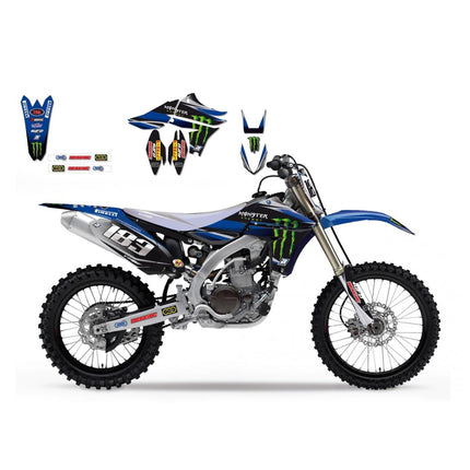 10-13 YZF450 Monster Energy 3, Blackbird Decal Set 2240R3