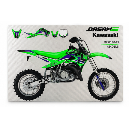00-24 KX65 Dream 5 Chrome Efx Graphics, Blackbird 2404ABCRO