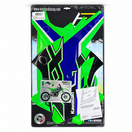 04-05 KXF250 Dream 5 Chrome Efx Graphics, Blackbird 2407ABCRO
