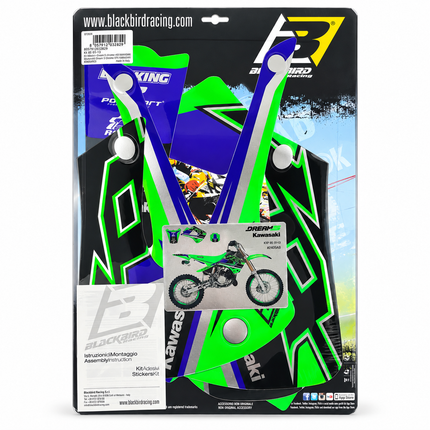 01-13 KX85 Dream 5 Chrome Efx Graphics, Blackbird 2405ABCRO