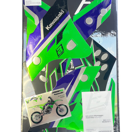 06-08 KXF250 Dream 5 Chrome Efx Graphics, Blackbird 2416ABCRO