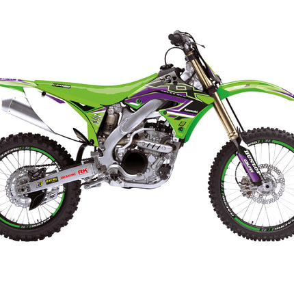 09-12 KXF250 Dream 5 Graphics, Blackbird Decal Kit 2418AB