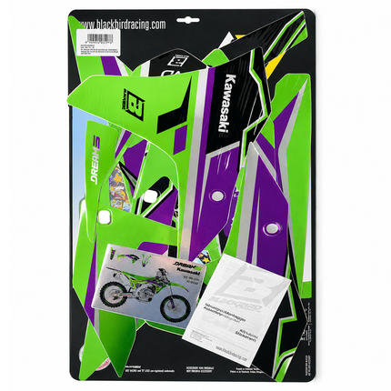 17-20 KXF250 Dream 5 Chrome Efx Graphics, Blackbird 2424ABCRO