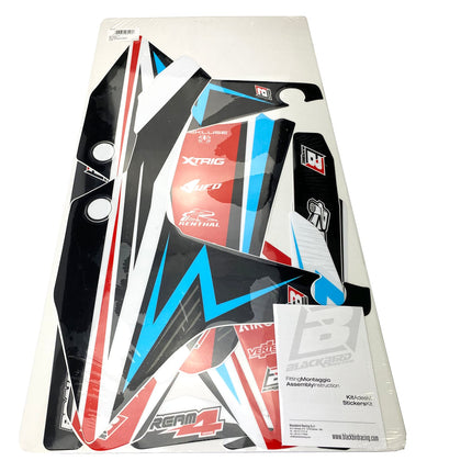 2024-25 Fantic 450 Xxf Dream 4, Blackbird Decal Kit, 2F03N
