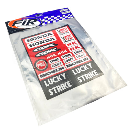 Sticker Sheet Honda 21x17CM