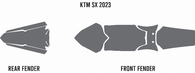 2023-25 KTM Anti-mud Foam Set, Twin Air 177767405