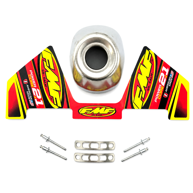 Powercore 2.1 Exhaust Silencer End Cap 1.145 Stainless - FMF 020520