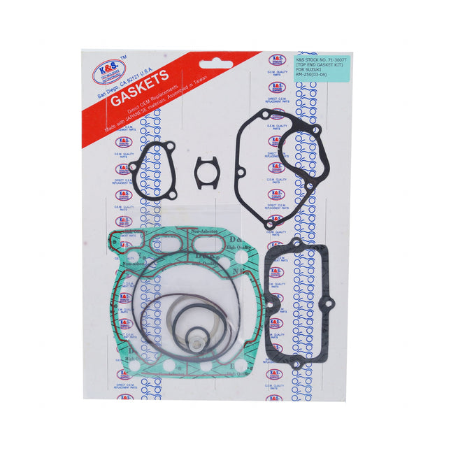 Gasket Top Set 03-08 RM250, KS71-3007T