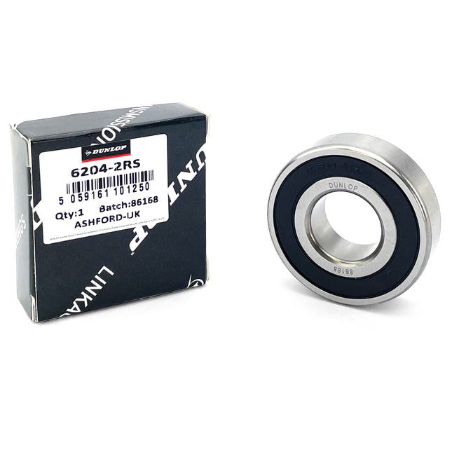 Bearing 6204 2RS Dunlop 20x47x14 Size Seald Each