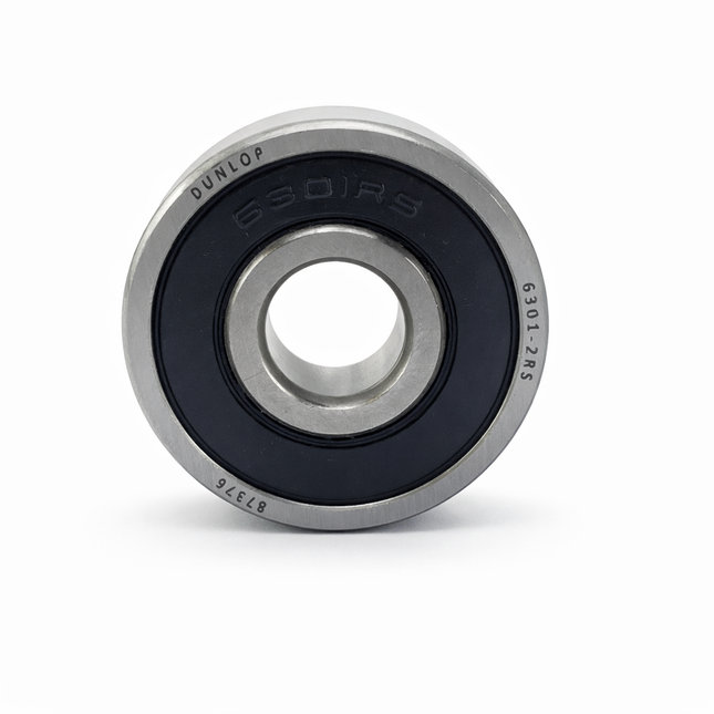 Bearing 6301 2RS Dunlop 12x37x12 Size Sealed Each