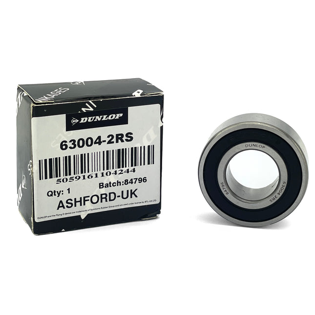 Bearing 63004 2RS Dunlop 20x42x16 Size Sealed Each