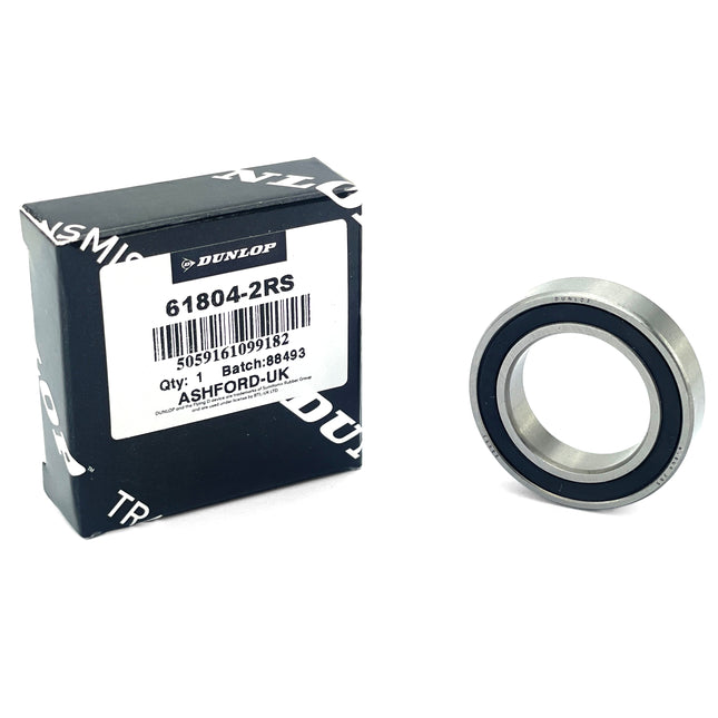 Bearing 6804 2RS Dunlop 20x32x7 Size Sealed 61804-2RS Each