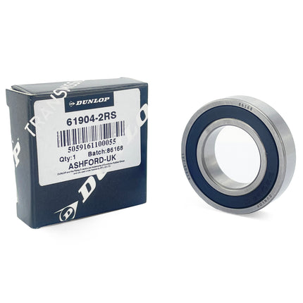 Bearing 6904 2RS Dunlop 20x37x9 Size Sealed Each