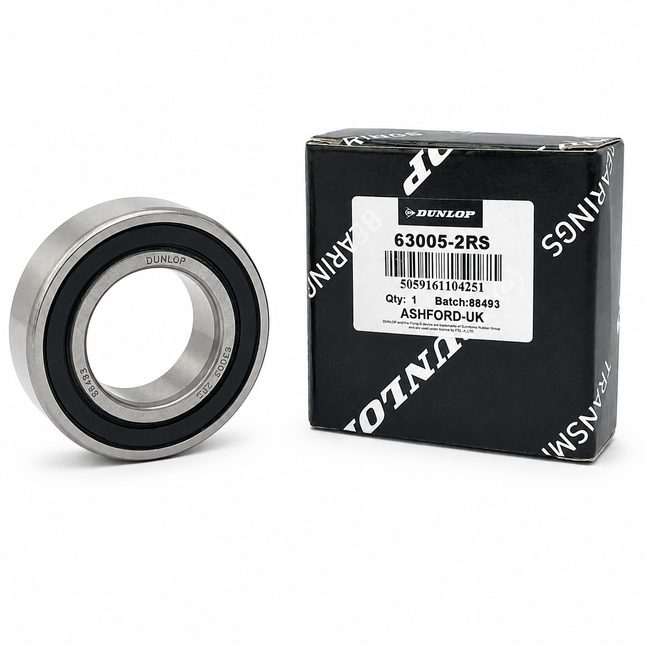 Bearing 63005 2RS Dunlop 25x47x16 Size Sealed Each