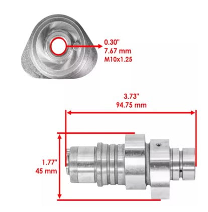 Camshaft 1989-2005 Kawasaki KLF300B Bayou KLF300C 4X4 12044-1339 12044-1224