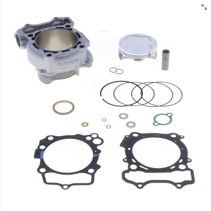 CYLINDER FULL KIT 85mm YAMAHA YZ 250F 19-20, ATHENA P400485100073 304cc BIG BORE, (Piston included)