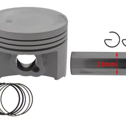 Piston Kit 52.9mm 0.5 O/s Honda CBF125 SDH125-51 WH125-7 WH125-8 13mm Pin