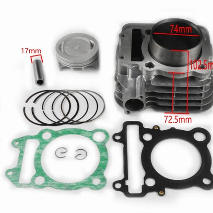 Big Bore Cylinder & Piston Kit with Gasket Set Yamaha XT YS YBR 250 1S4-11311-00-A0 1S4-11311-01-A0