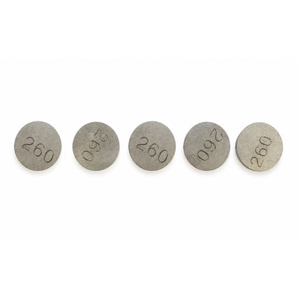 Valve Shim 2.60 13mm PK/5 K&L 13-7691