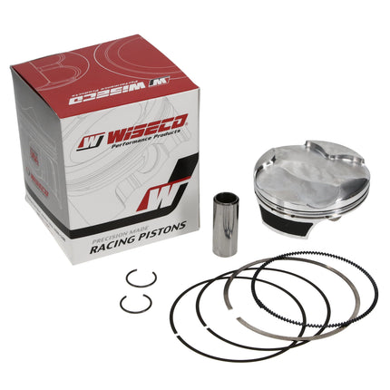 PISTON KIT 16-22 250 SX-F 14.5, WISECO RE804M07800 KTM, RACERS ELITE Asymmetric Skirt