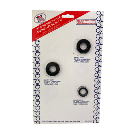 Oil Seal Set 97-01 50 KTM 3pcs