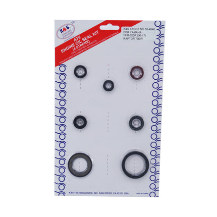 Oil Seal Set 06-16 YFM700, K&s 50-4046 Yamaha Raptor