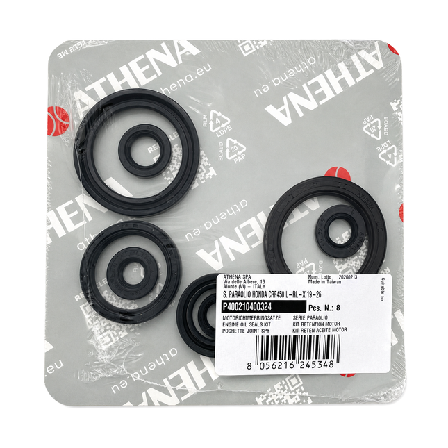 Engine Oil Seal Set CRF 450X 19-26, Athena P400210400324 Honda