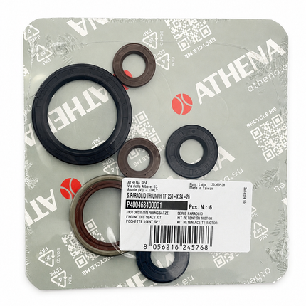 Engine Oil Seal Set Triumph Tf 250 Athena P400468400001