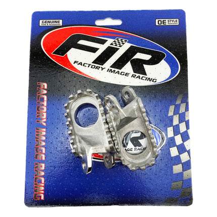 Foot Pegs Stainless Steel CR, Honda CR80/85, XR250/400/650