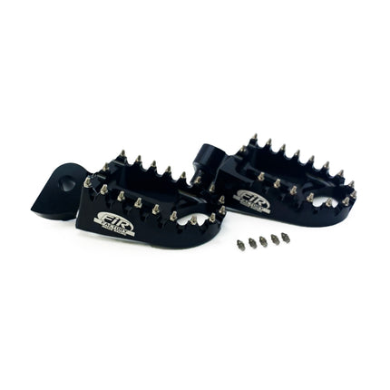 Foot Pegs Black Fantic/yamaha, FIR ASF-04, Cnc Alloy, 17D-27411-00-00, 17D-27421-00-00